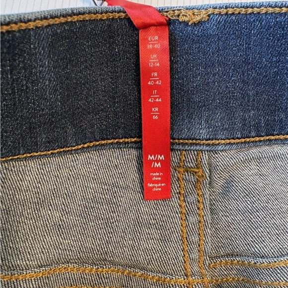 Spanx Jeans Womens Euro38-40 Pull On Skinny Stretch Shaping Jeggings Denim Pants - Picture 3 of 6